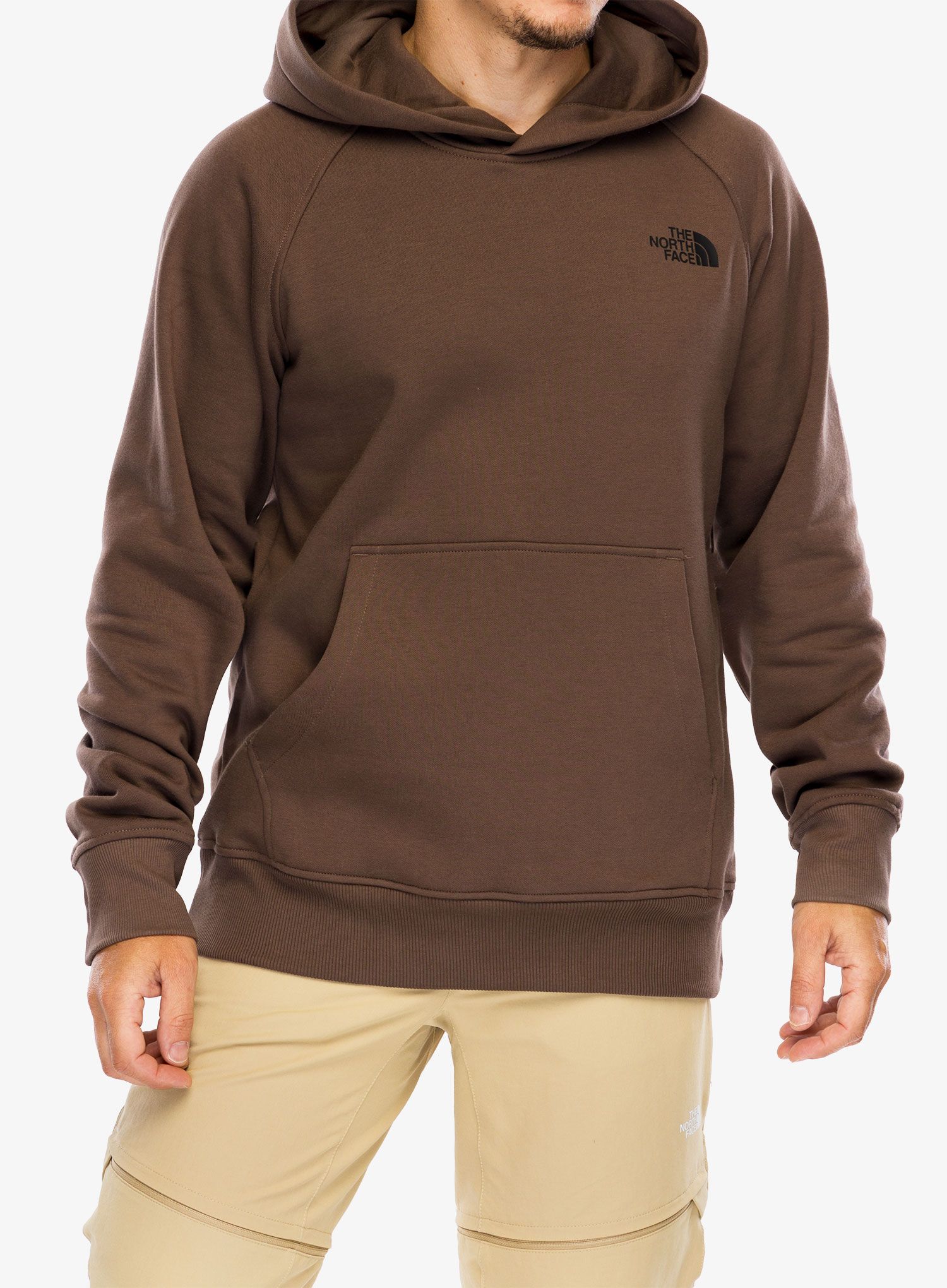 Mikina s kapucí The North Face Raglan Redbox Hoodie - smokey brown