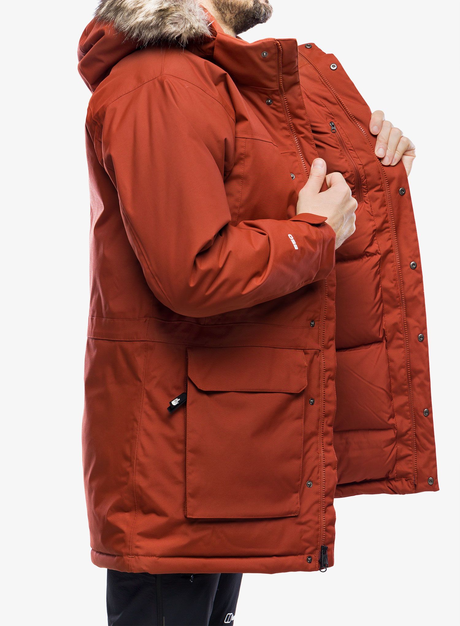 Zimní bunda The North Face Recycled Mcmurdo - brandy brown