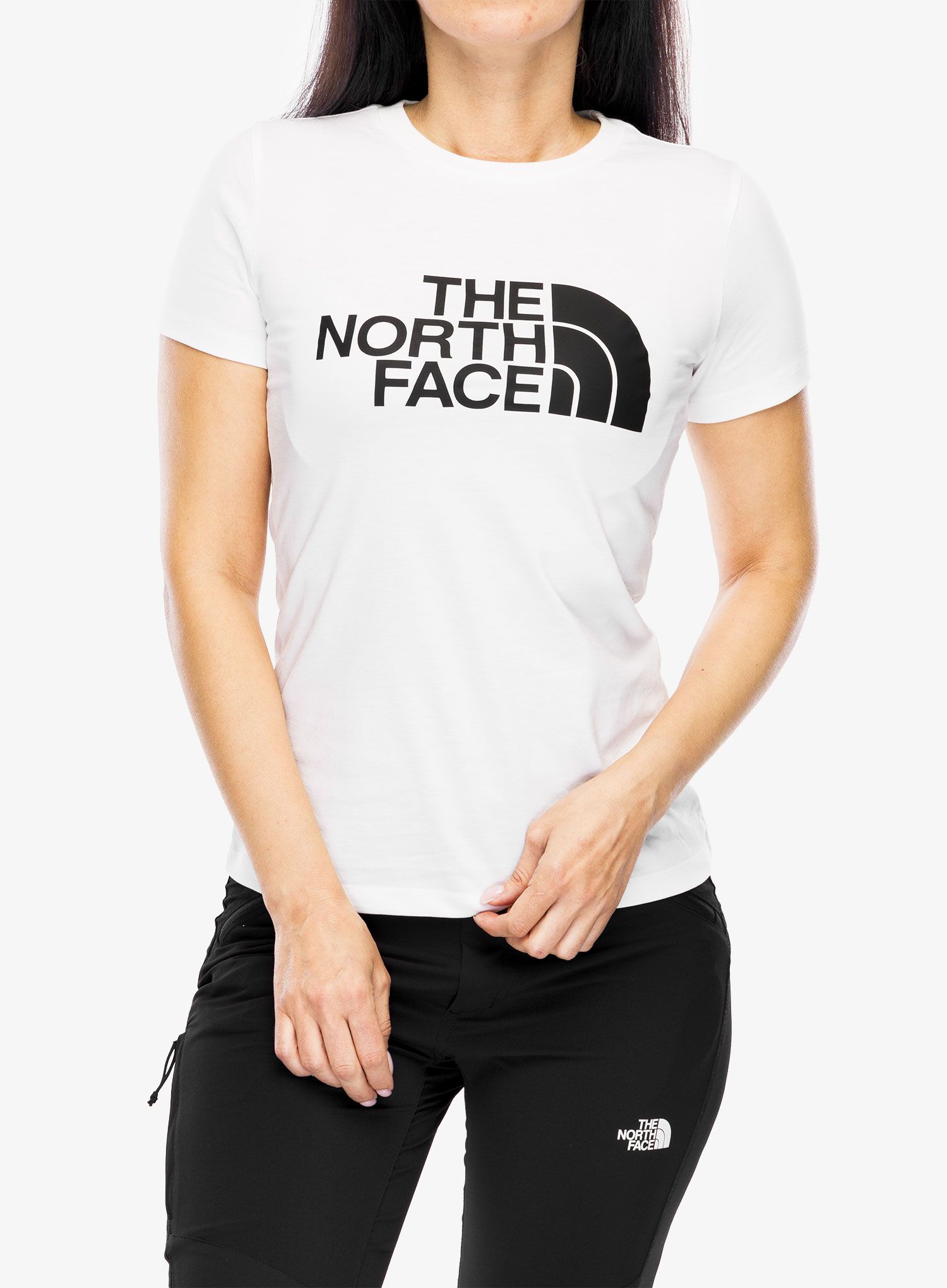 Bavlněné tričko dámské The North Face S/S Easy Tee - tnf white
