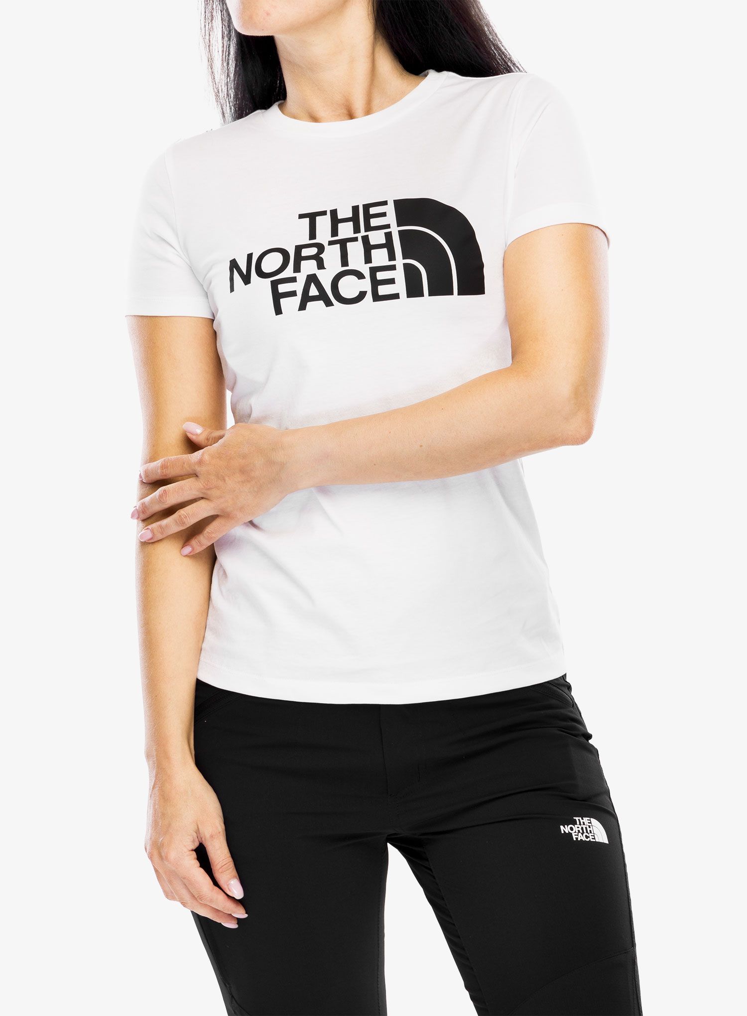 Bavlněné tričko dámské The North Face S/S Easy Tee - tnf white