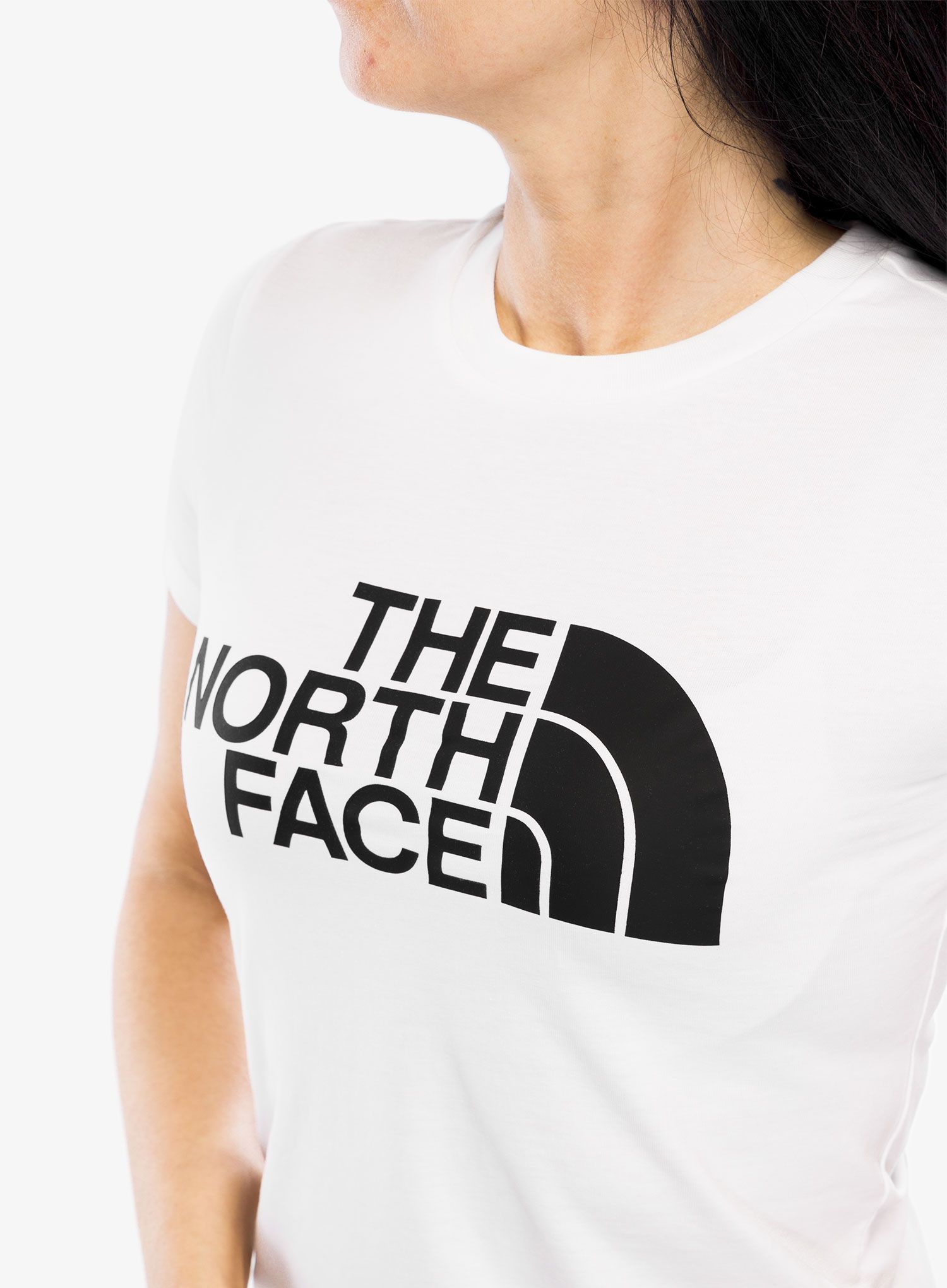 Bavlněné tričko dámské The North Face S/S Easy Tee - tnf white