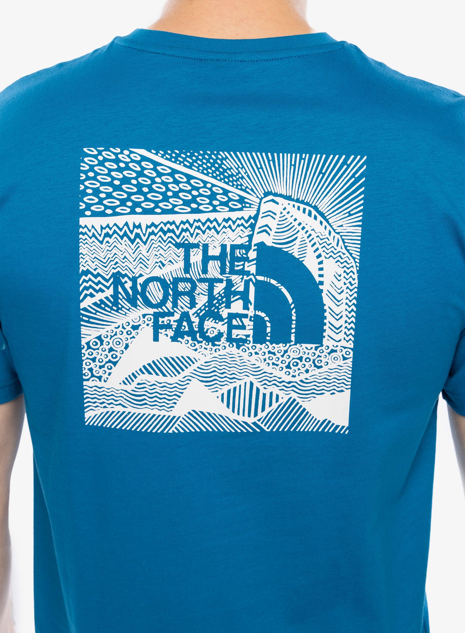 Bavlněné tričko The North Face S/S Redbox Celebration Tee - adriatic blue