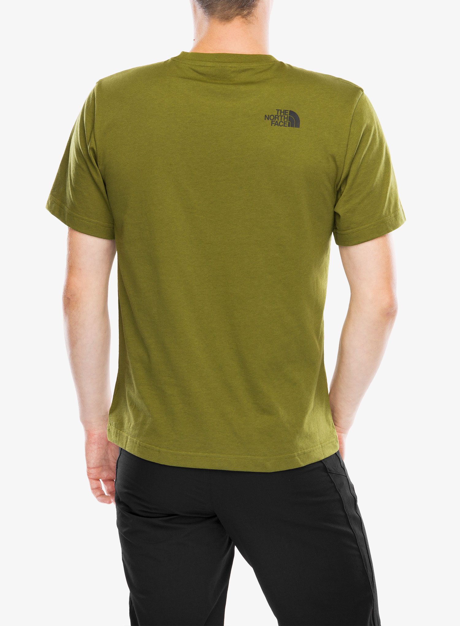 Bavlněné tričko The North Face S/S Simple Dome Tee - forest olive