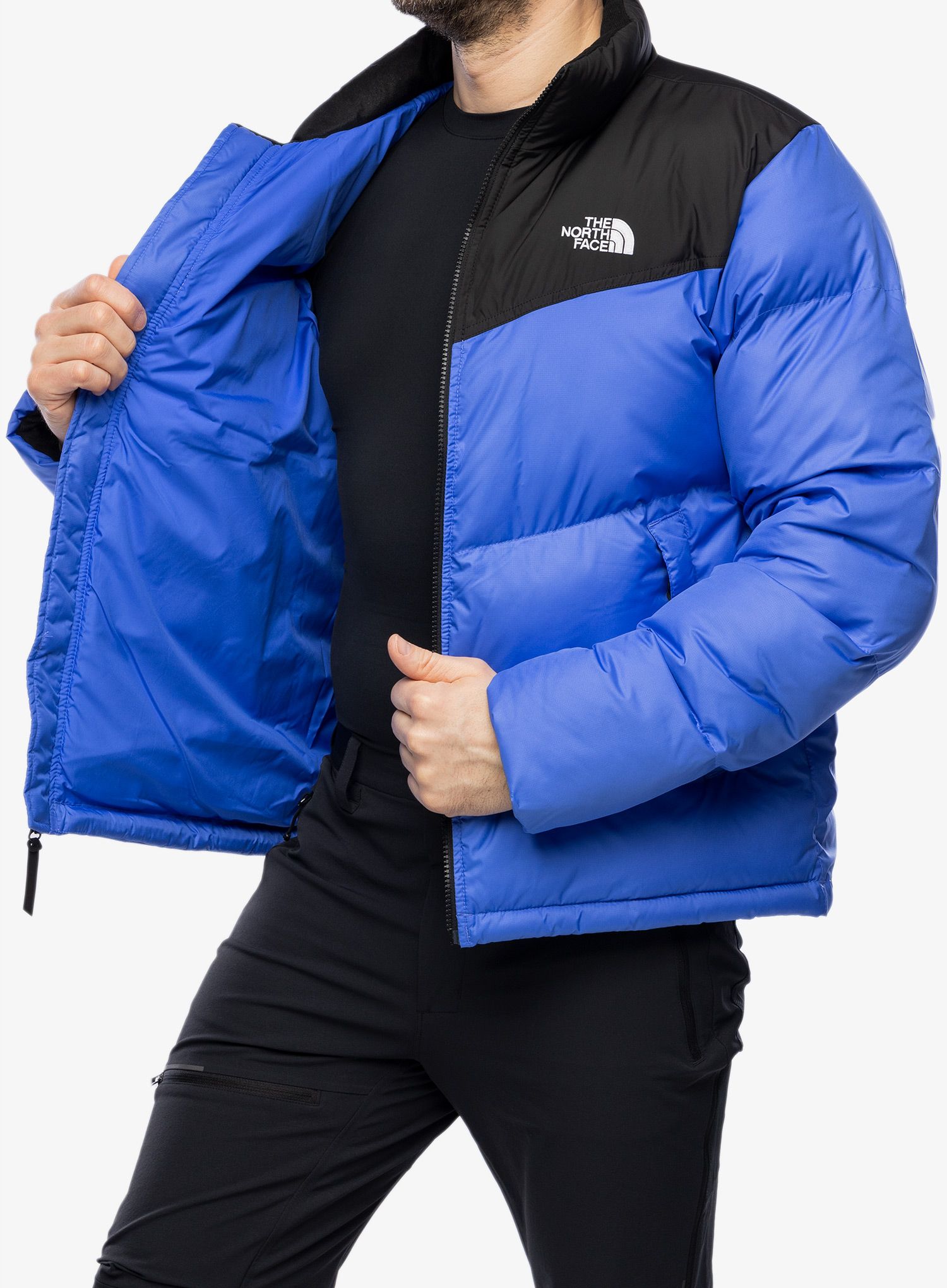 Zateplená bunda The North Face Saikuru Jacket - solar blue