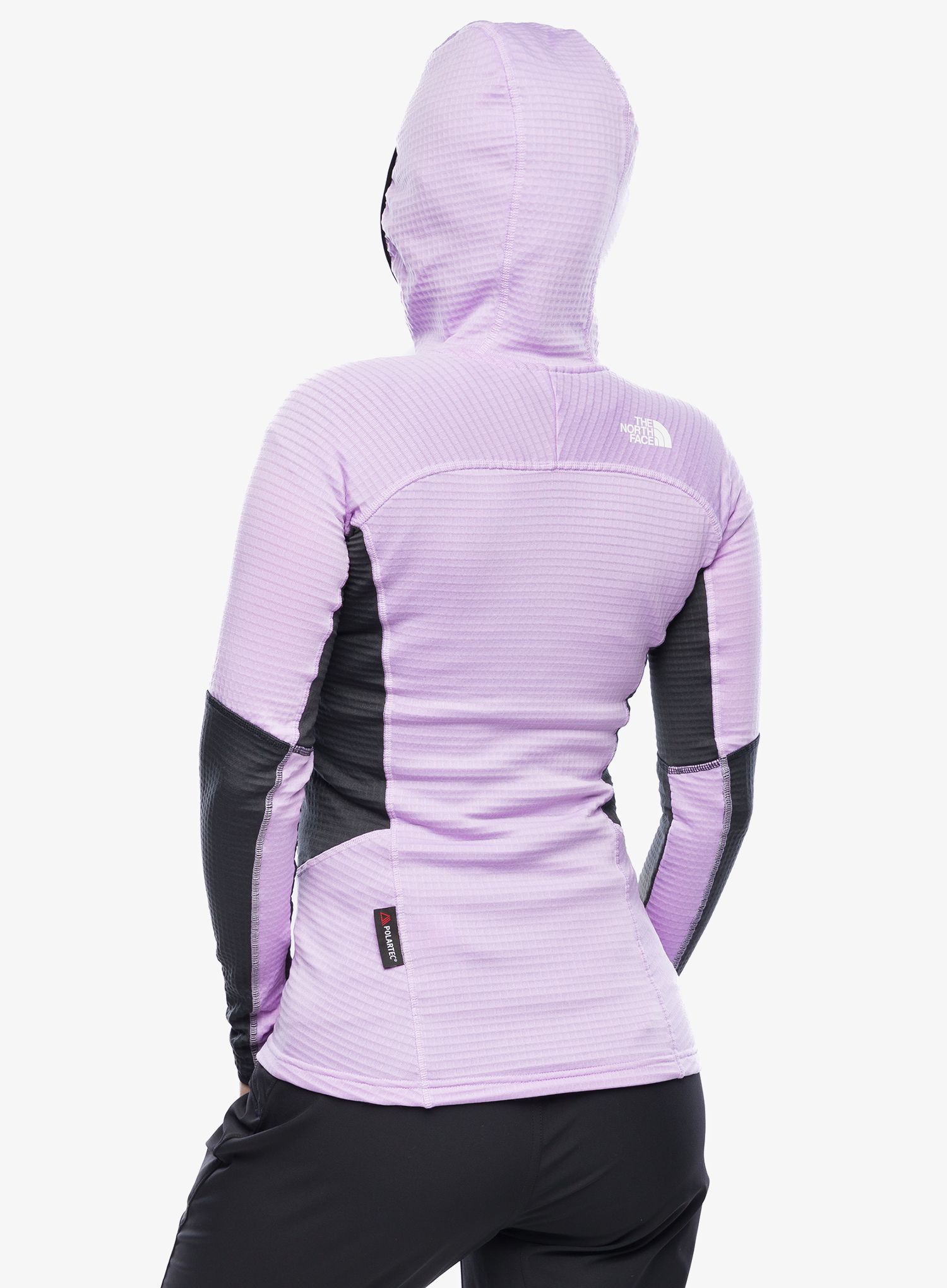 Outdoor mikina dámská The North Face Stormgap Powergrid Hoodie - lite lilac/grey