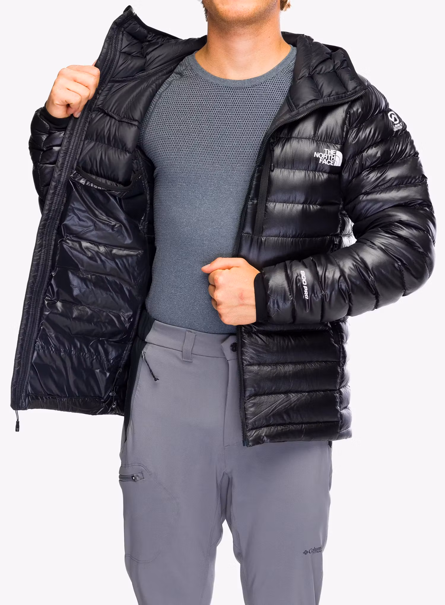 Péřová bunda The North Face Summit Breithorn Hoodie - tnf black
