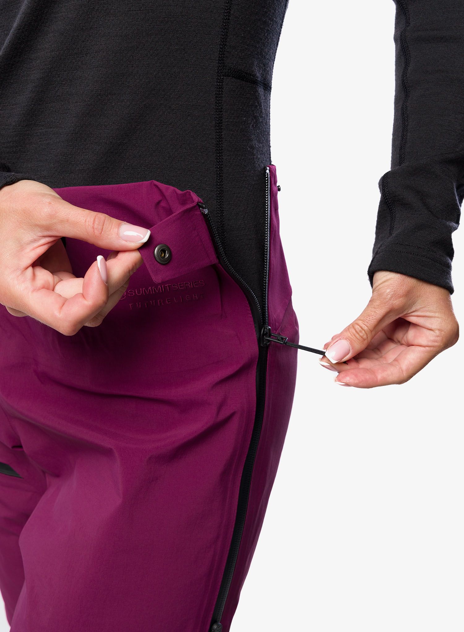 Nepromokavé kalhoty dámské The North Face Summit Chamlang FUTURELIGHT Pant - boysenberry