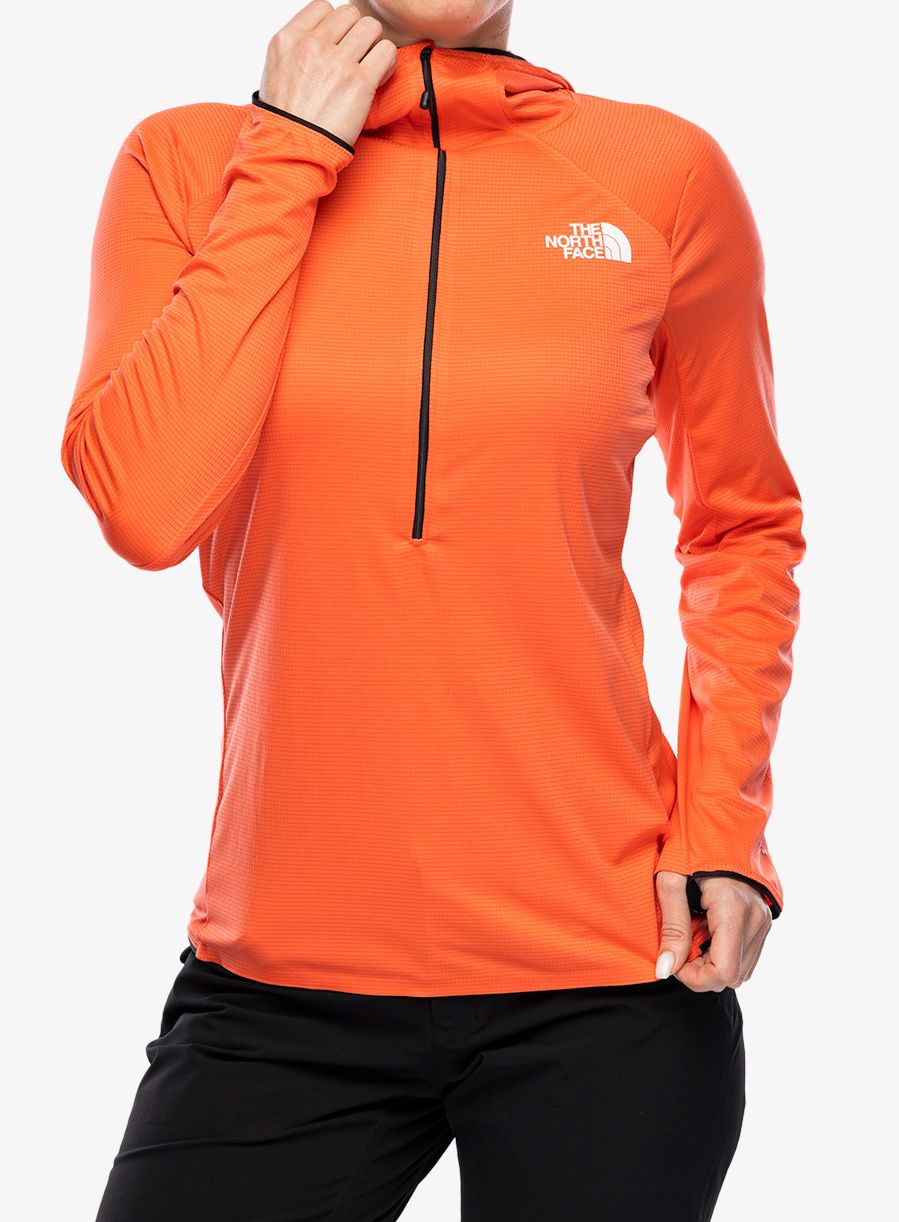 Dámská mikina The North Face Summit Direct Sun Hoodie - radiant orange