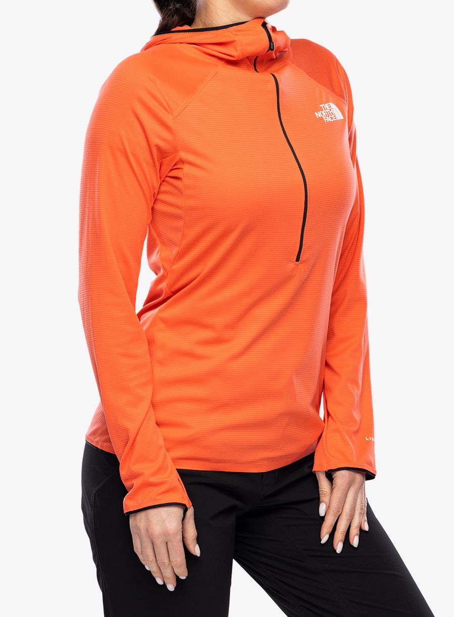 Dámská mikina The North Face Summit Direct Sun Hoodie - radiant orange