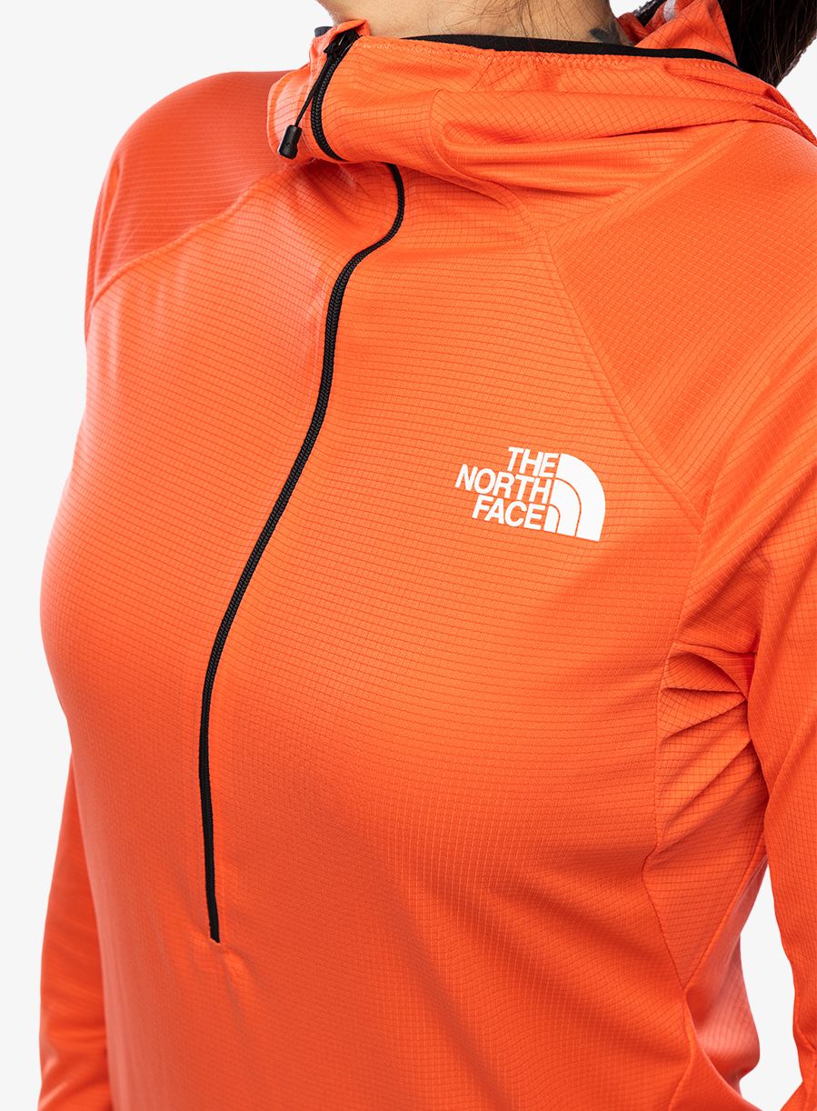 Dámská mikina The North Face Summit Direct Sun Hoodie - radiant orange