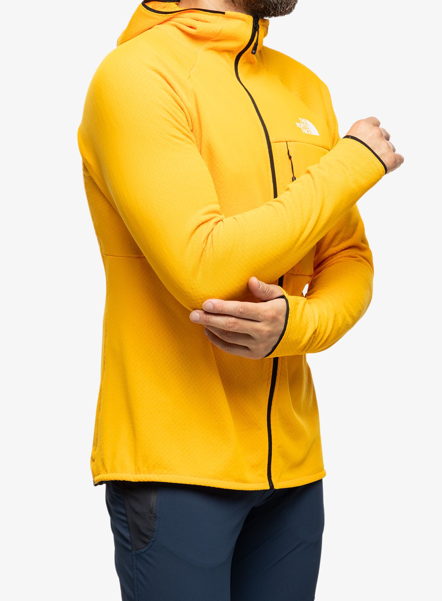 Fleece mikina The North Face Summit FutureFleece FZ Hoodie - summit gold