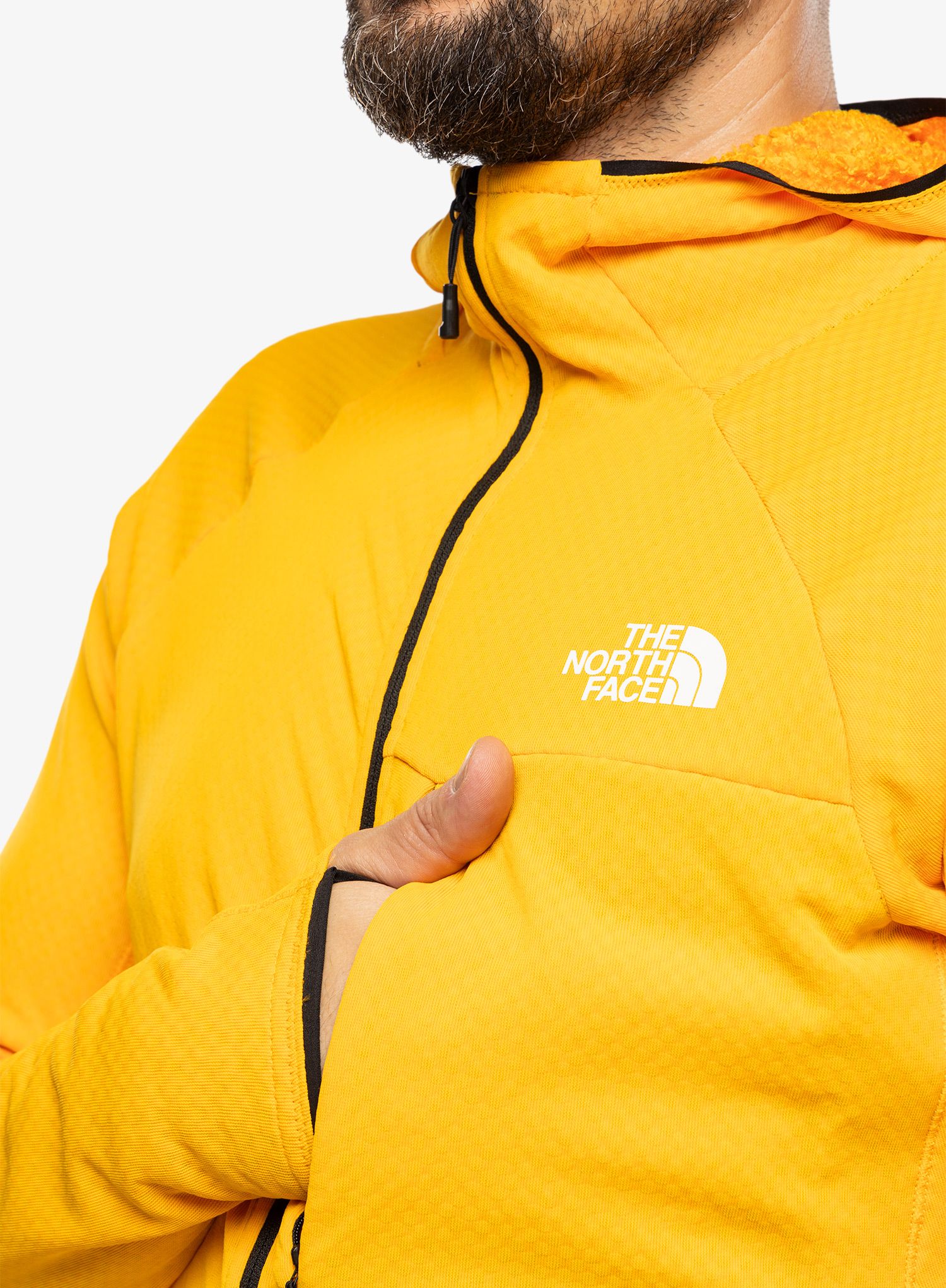 Fleece mikina The North Face Summit FutureFleece FZ Hoodie - summit gold