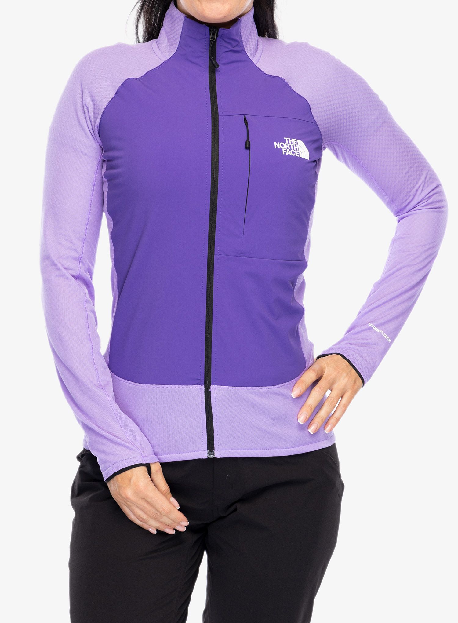 Hybridní bunda dámská The North Face Summit Futurefleece Hybrid Jacket - peak purple/purple granite