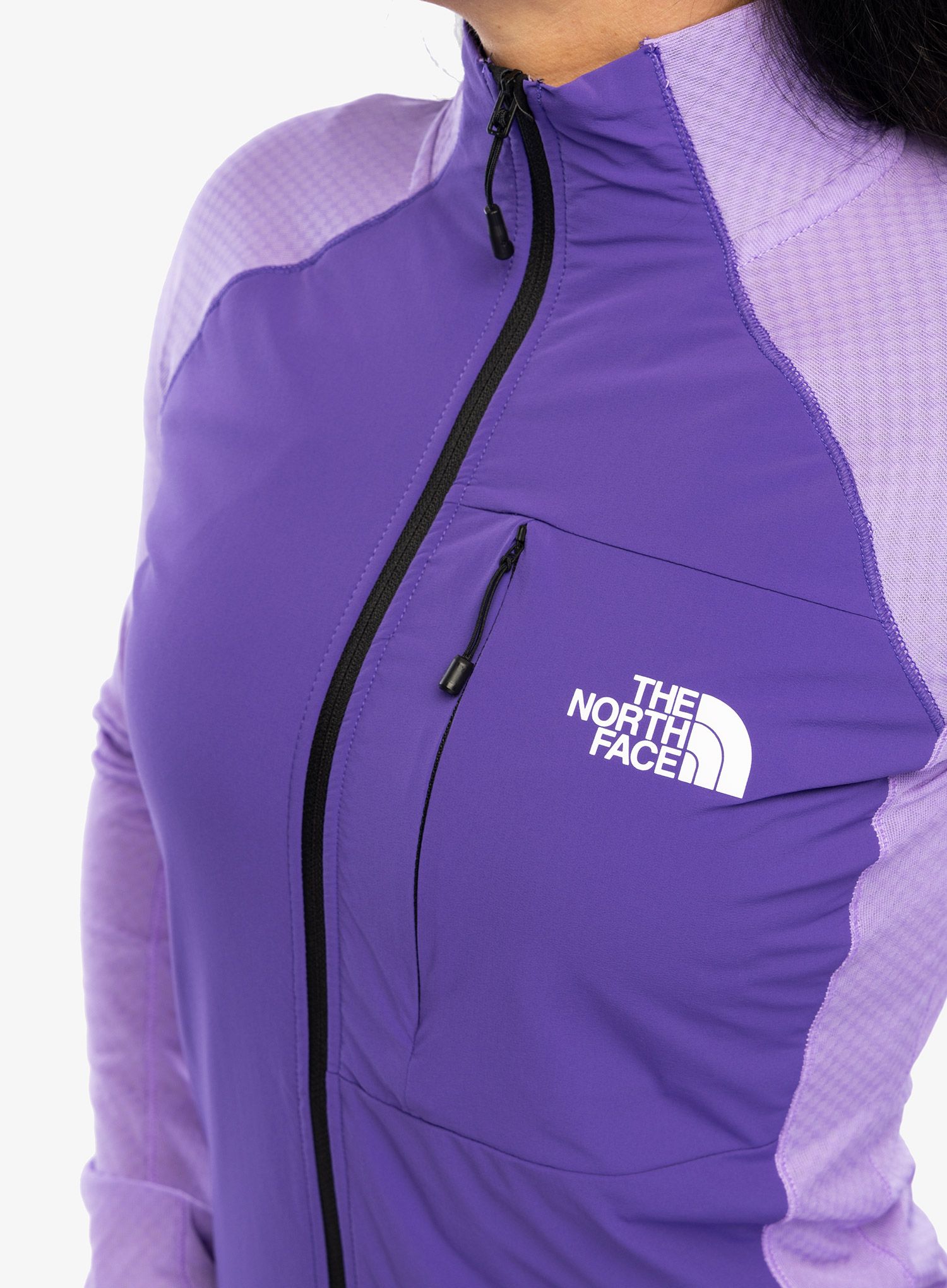 Hybridní bunda dámská The North Face Summit Futurefleece Hybrid Jacket - peak purple/purple granite