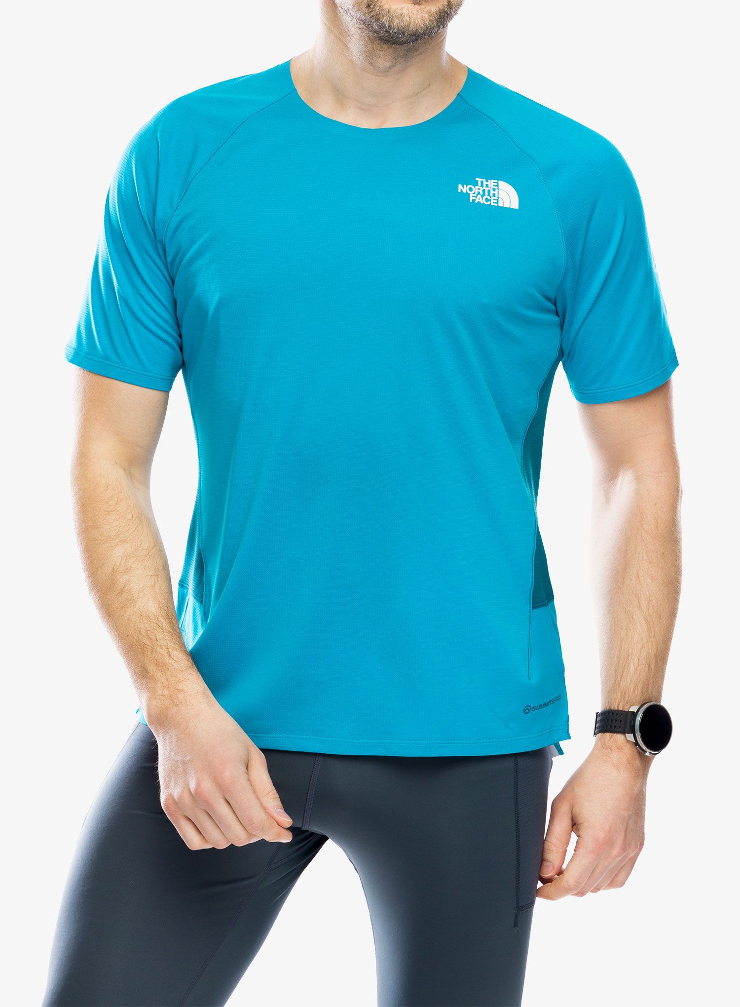 Běžecké tričko The North Face Summit High Trail Run S/S - slate/blue