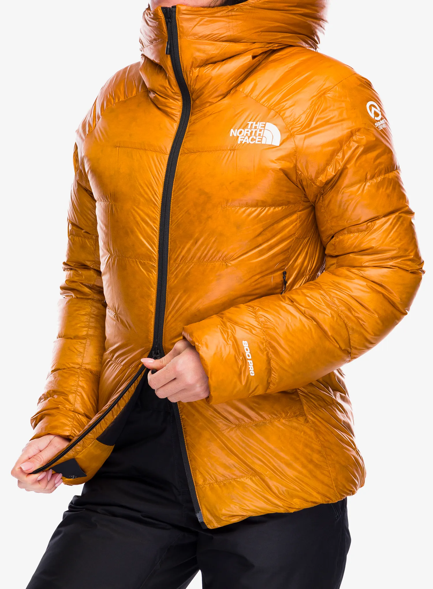 Dámská péřová bunda The North Face Summit Pumori Down Parka - iron citrus