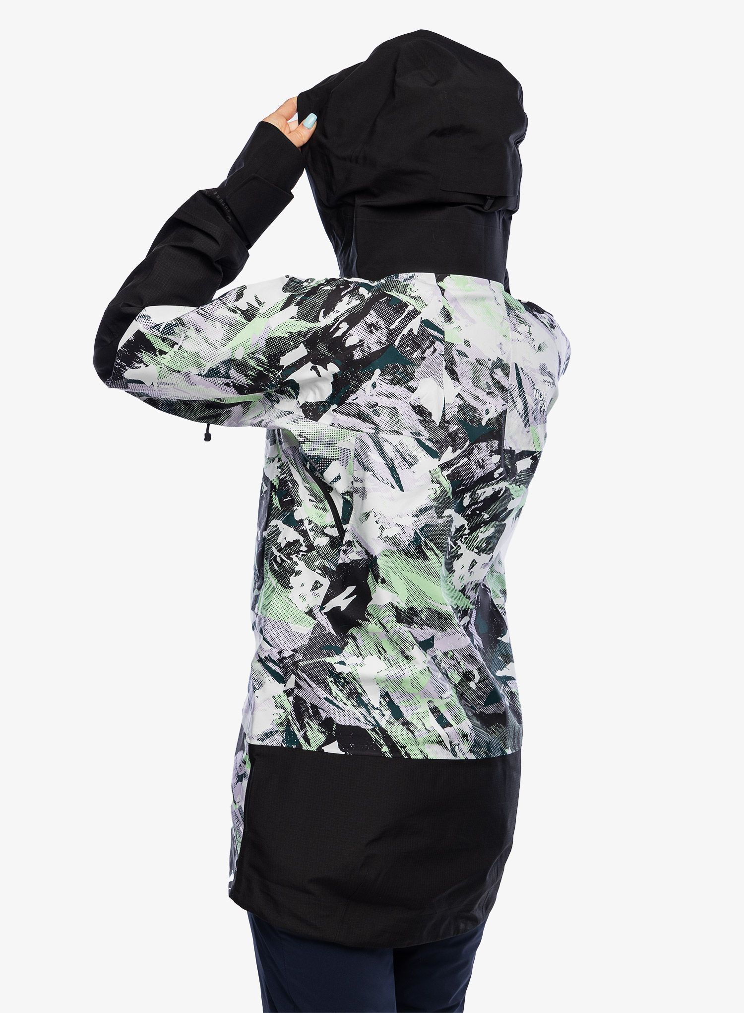 Dámská bunda The North Face Summit Verbier FUTURELIGHT Jacket - print/blk