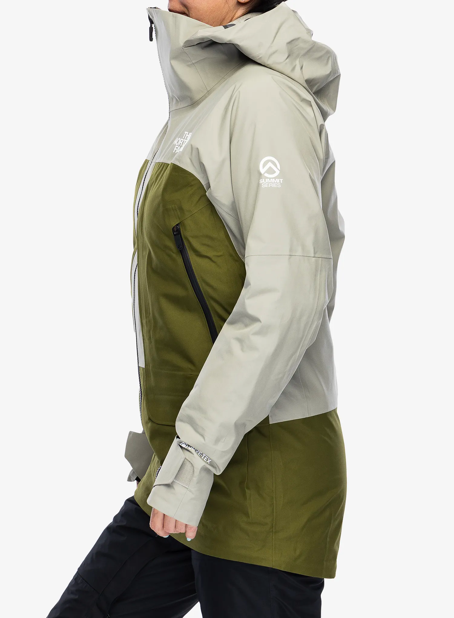 GORE TEX bunda dámská The North Face Summit Verbier GTX Jacket - clay grey/forest olive
