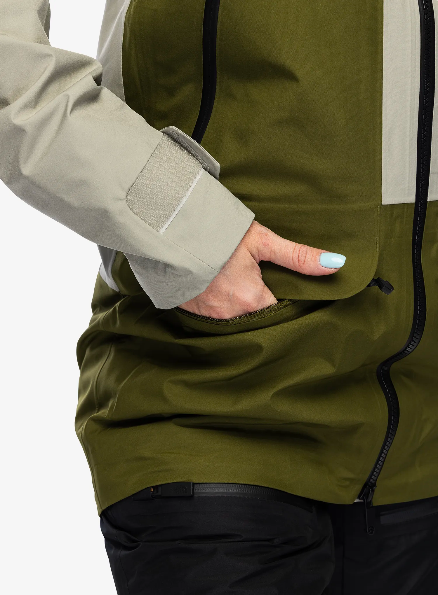 GORE TEX bunda dámská The North Face Summit Verbier GTX Jacket - clay grey/forest olive