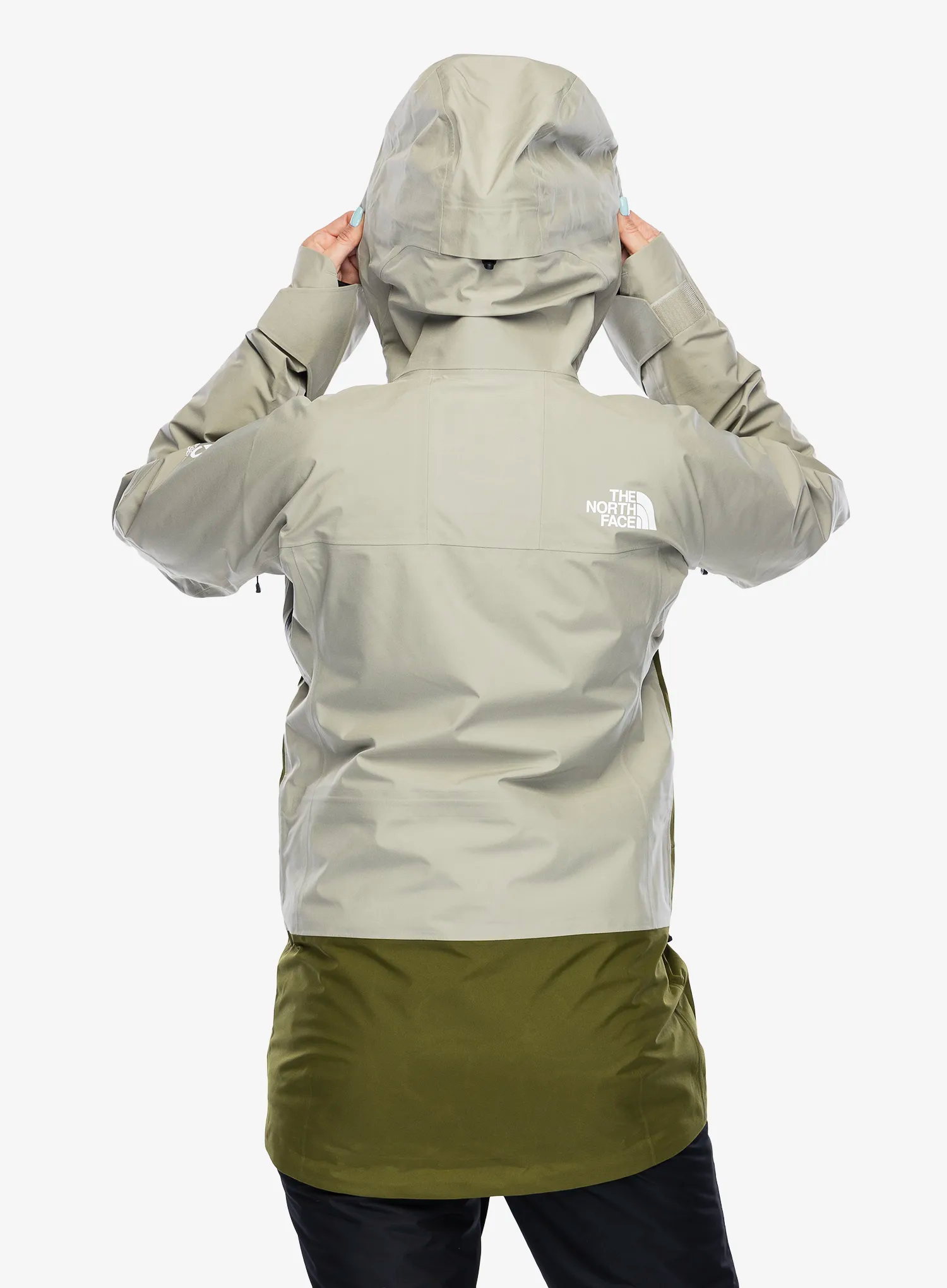 GORE TEX bunda dámská The North Face Summit Verbier GTX Jacket - clay grey/forest olive