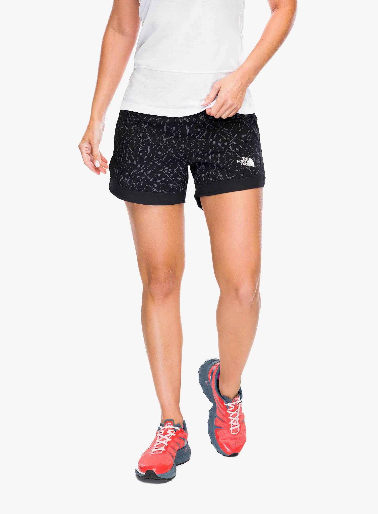 Běžecké kraťasy dámské The North Face Sunriser Short 4In - tnf black/tnf black trail