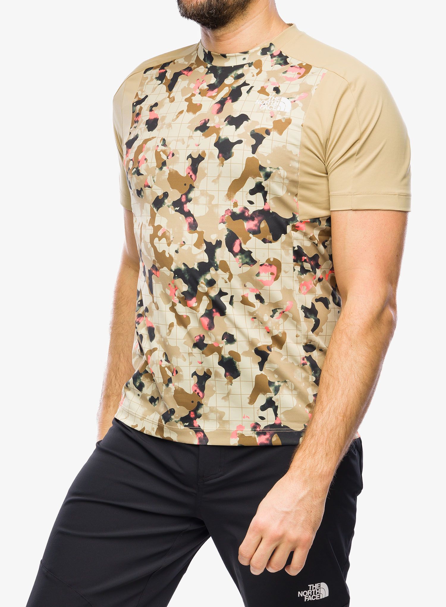 Rychleschnoucí triko The North Face Valday Tee Print - gravel meta camo print