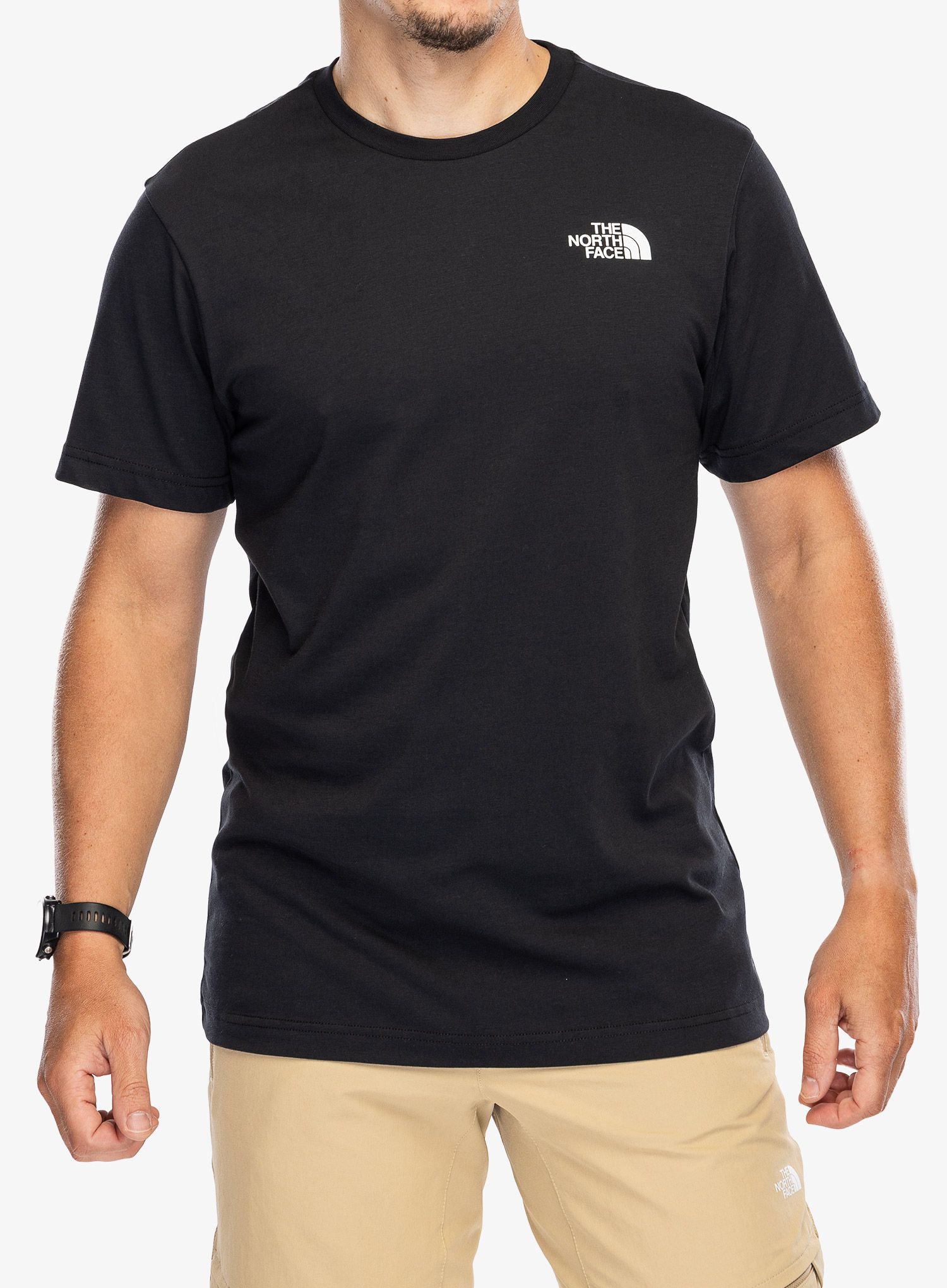 Bavlněné tričko The North Face Vertical SS Tee - tnf black