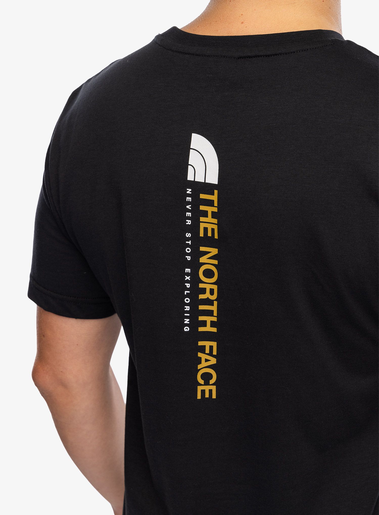 Bavlněné tričko The North Face Vertical SS Tee - tnf black