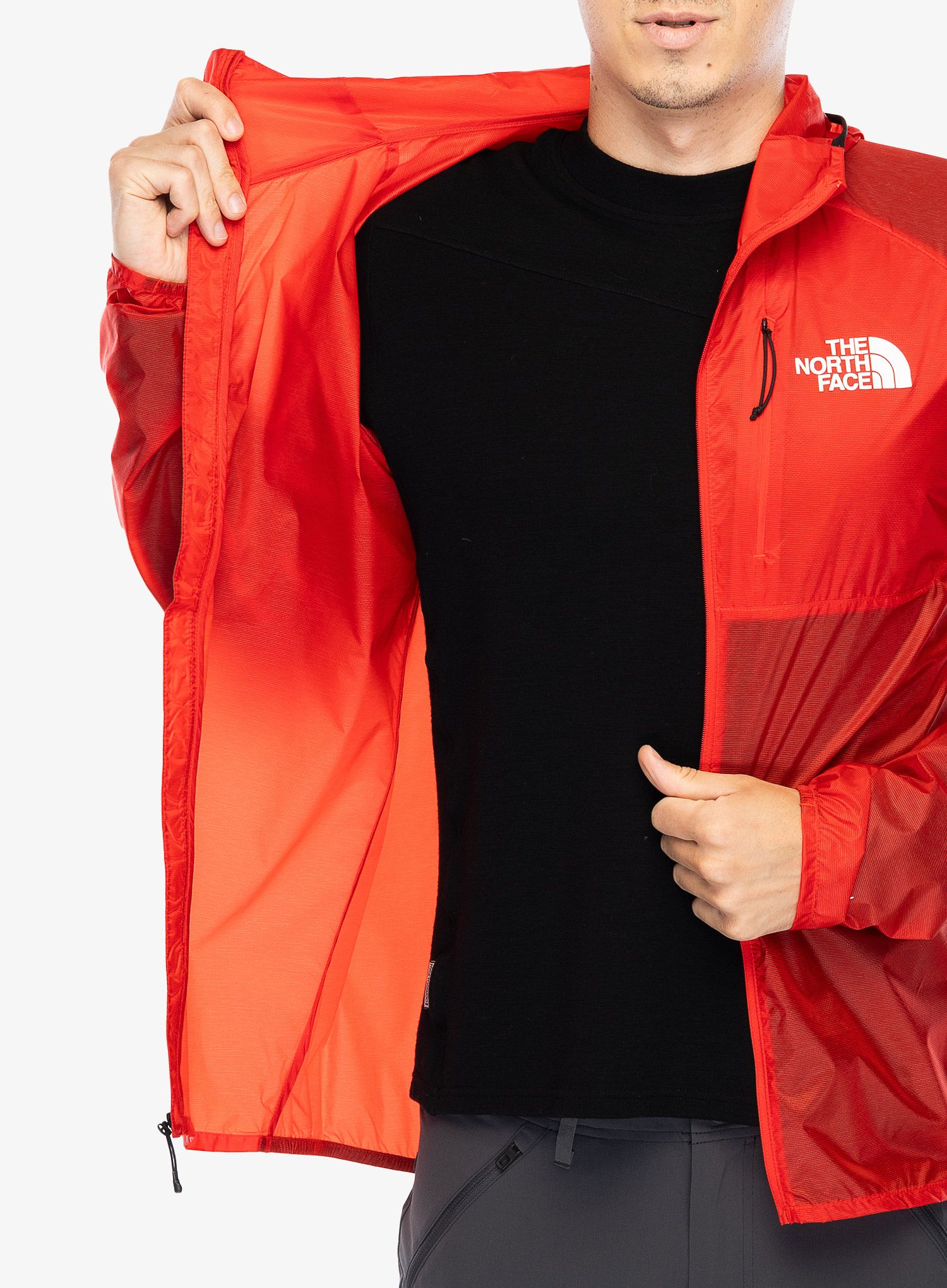 Větrovka The North Face Windstream Shell - high risk red