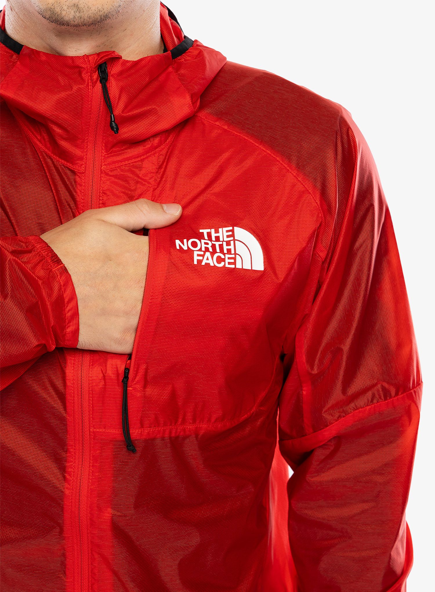 Větrovka The North Face Windstream Shell - high risk red