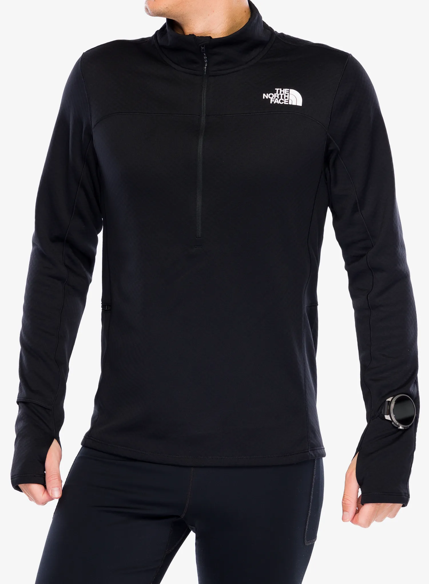 Mikina bez kapuce The North Face Winter Warm Pro 1/4 Zip - tnf black