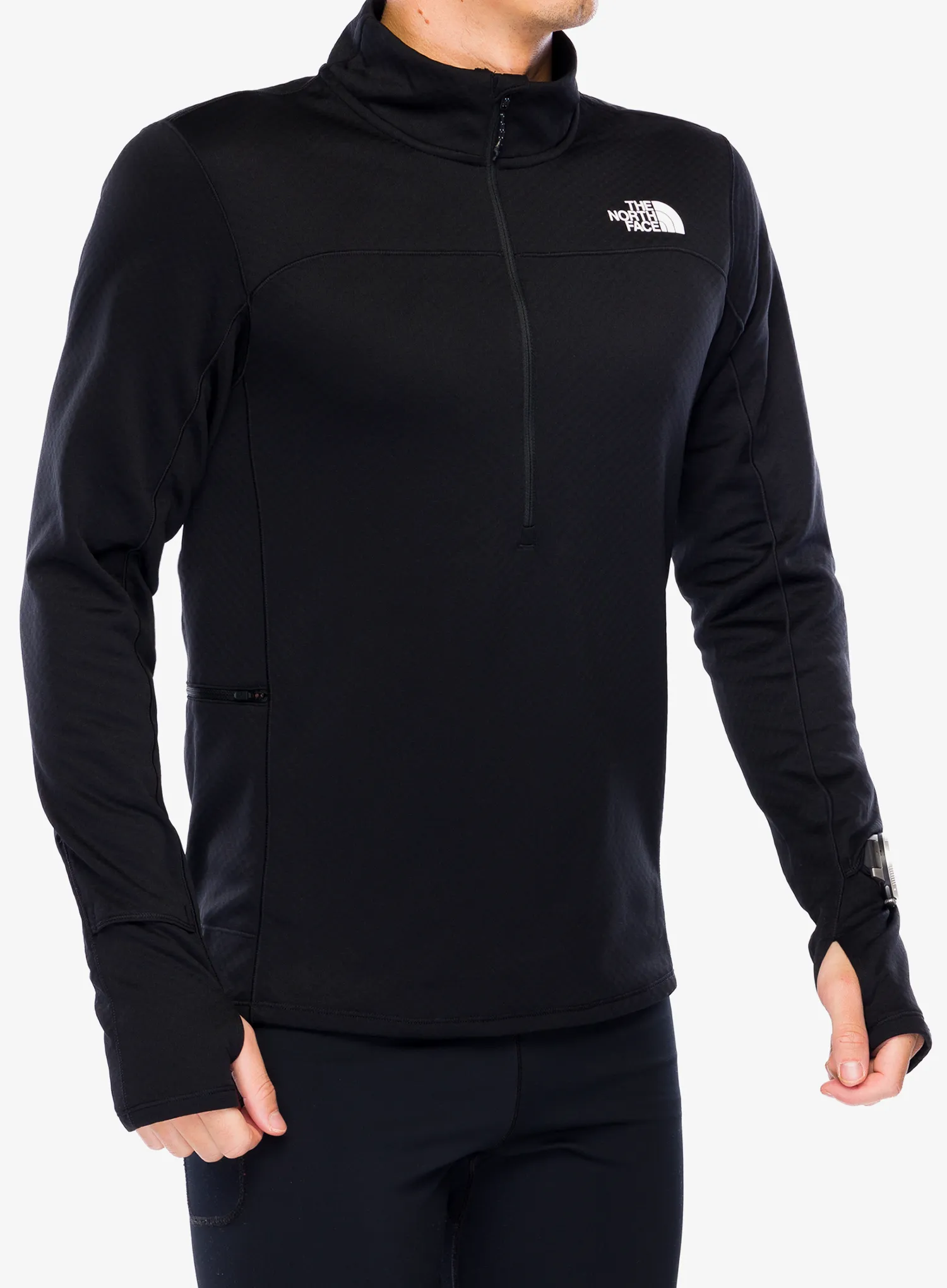Mikina bez kapuce The North Face Winter Warm Pro 1/4 Zip - tnf black