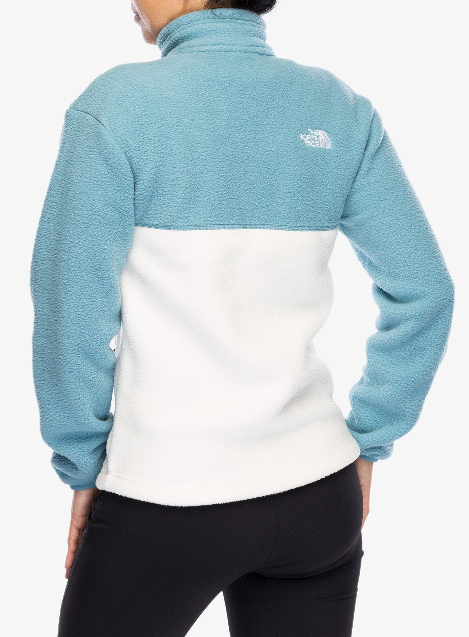 Fleecová mikina dámská The North Face Yumiori Full Zip - white dune/algae blue