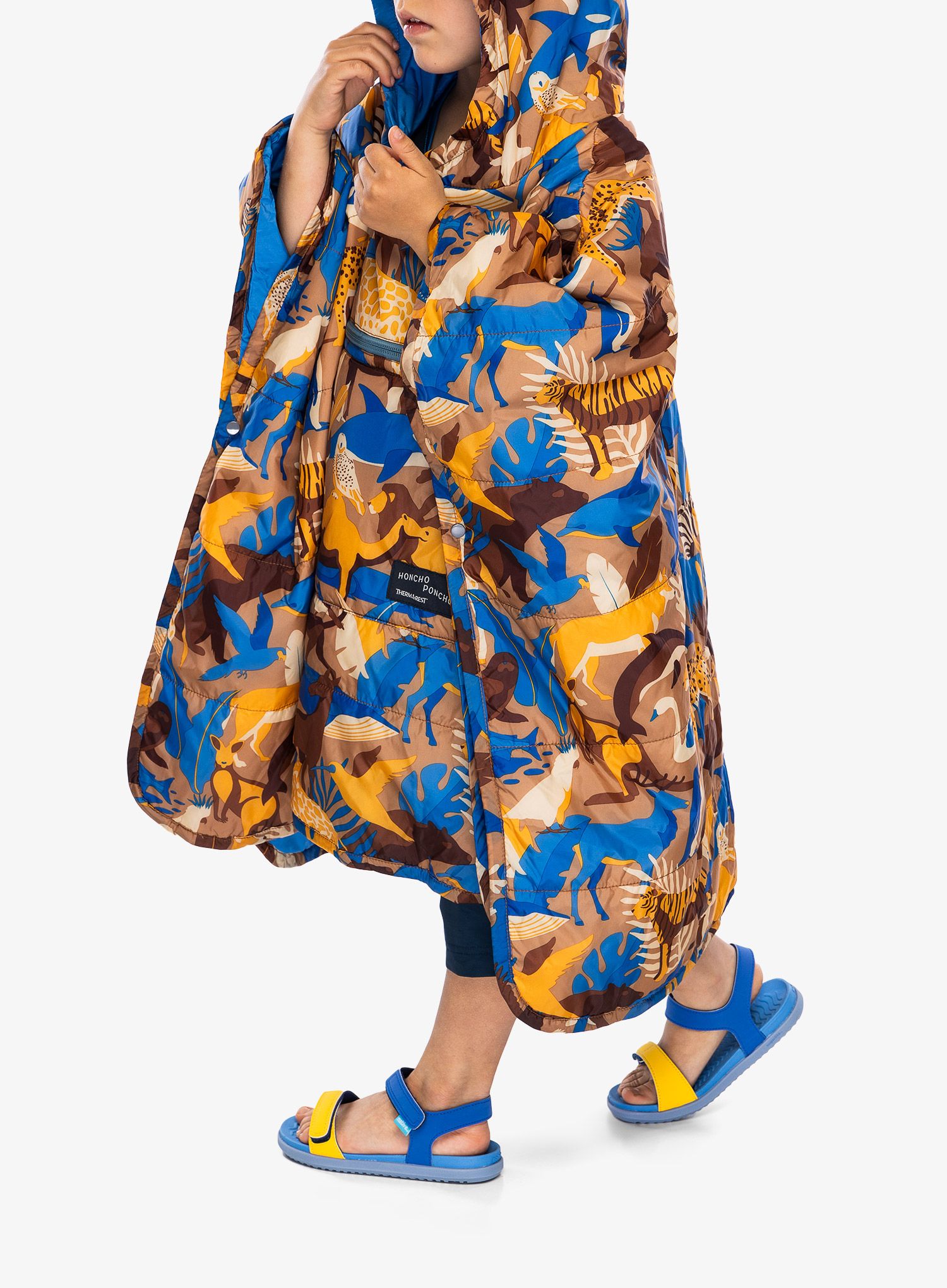 Turistická pláštěnka Therm a Rest Honcho Poncho Kids - animal