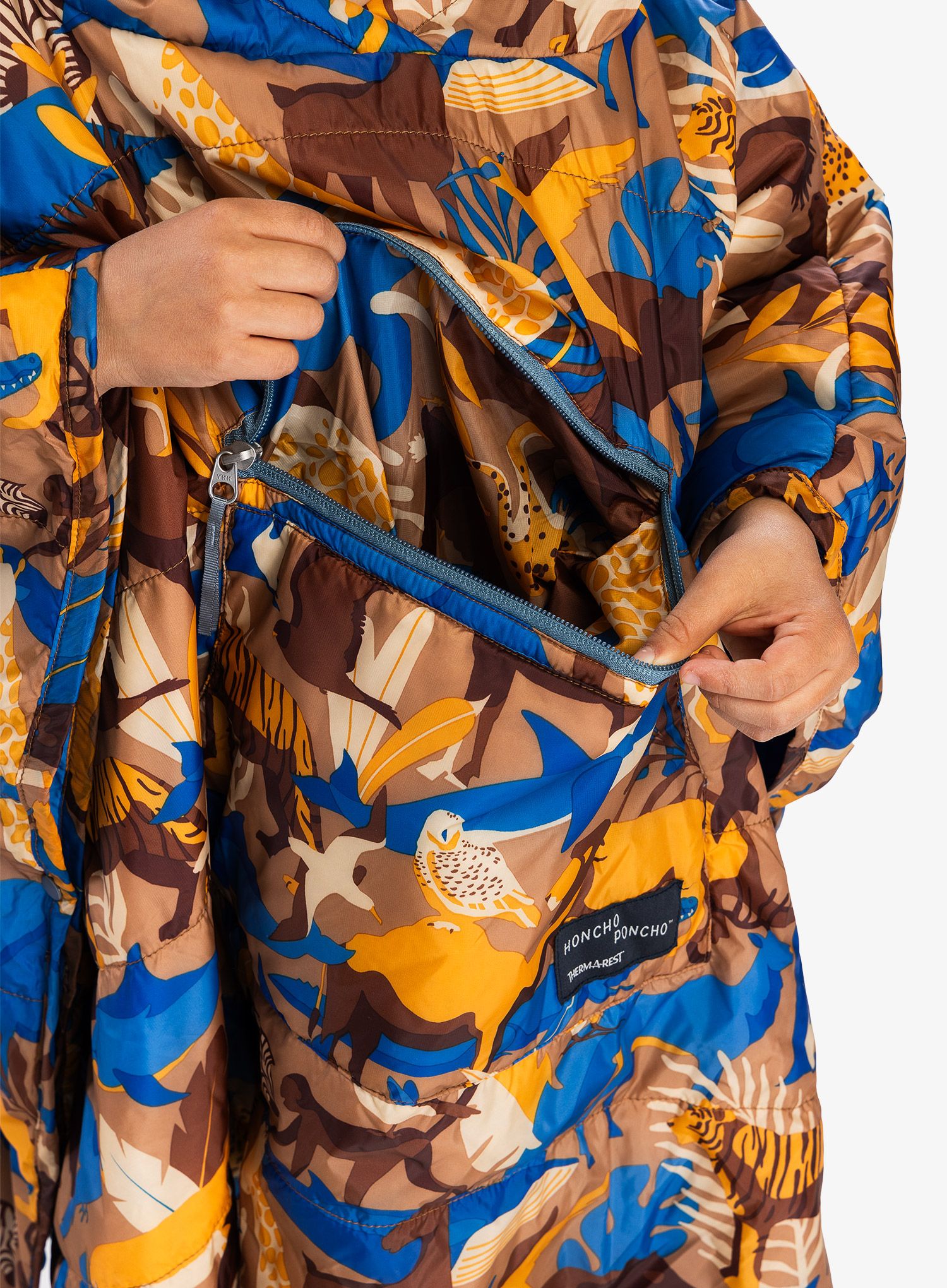 Turistická pláštěnka Therm a Rest Honcho Poncho Kids - animal