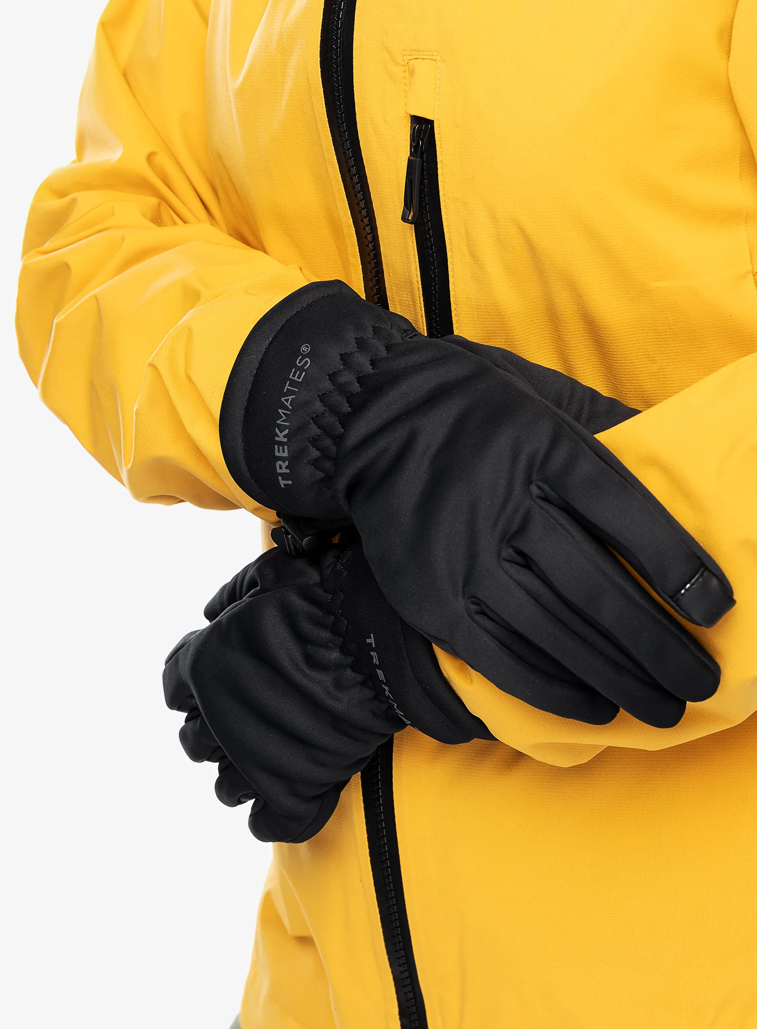 Větruvzdorné rukavice Trekmates Rigg Gloves - black