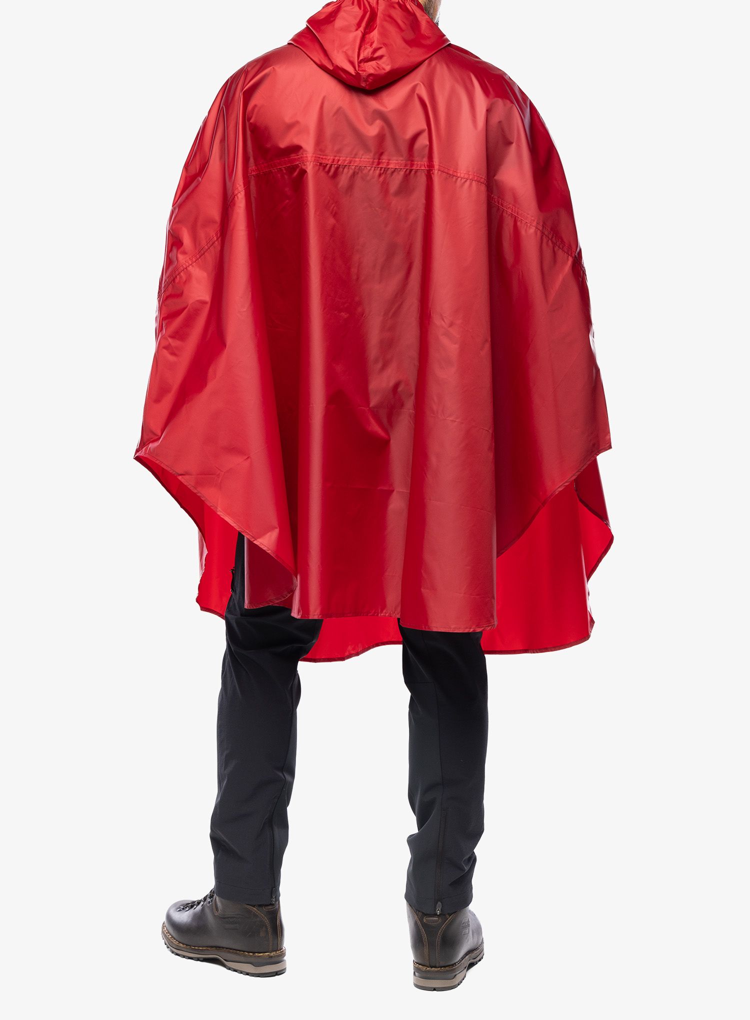 Turistická pláštěnka Trekmates Rove Poncho - chilli pepper