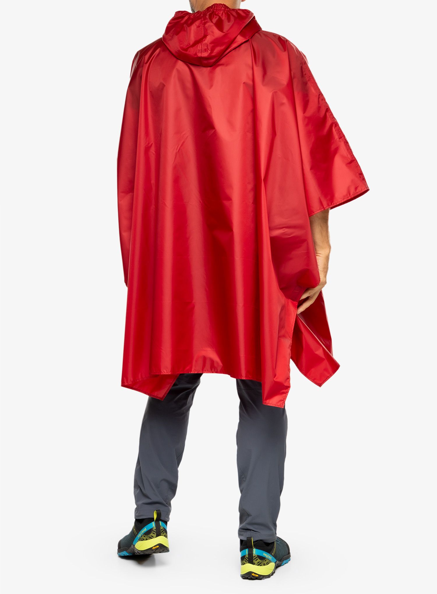 Turistická pláštěnka Trekmates Tour Poncho - chili pepper