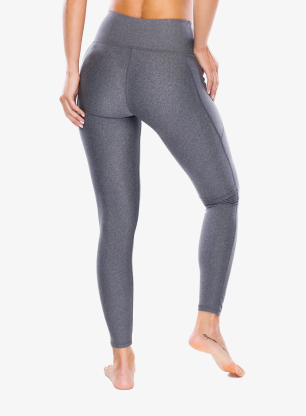 Dámské tréninkové legíny Under Armour Armour HiRise Leg - charcoal light heather/black