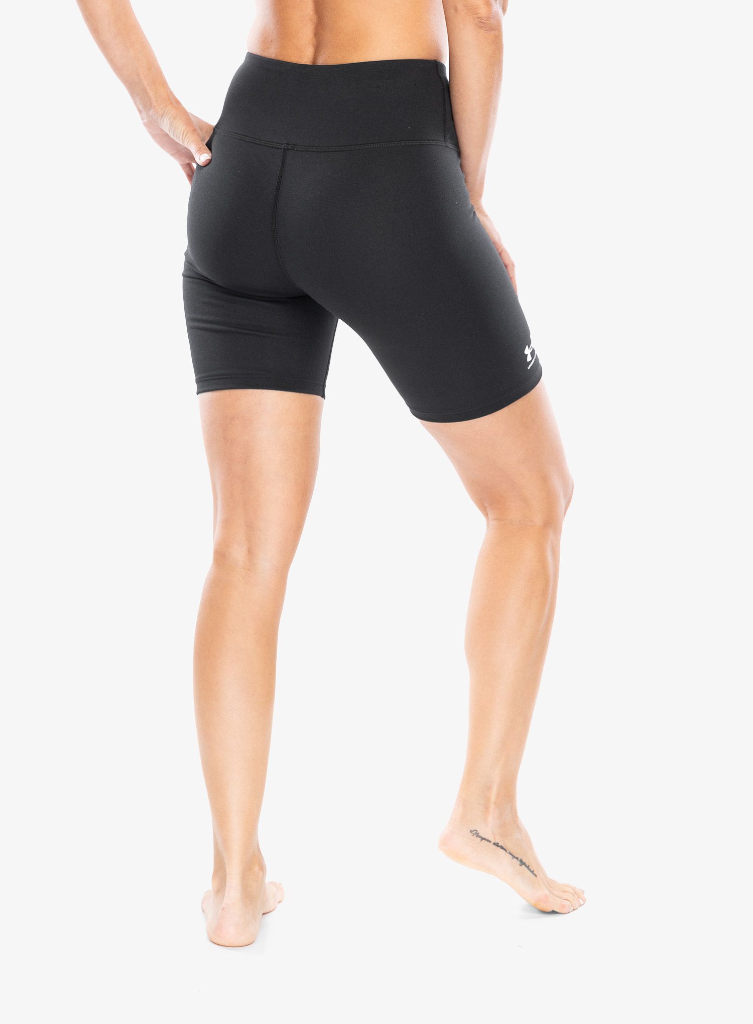 Dámské sportovní kraťasy Under Armour Campus 7in Shorts - black/white