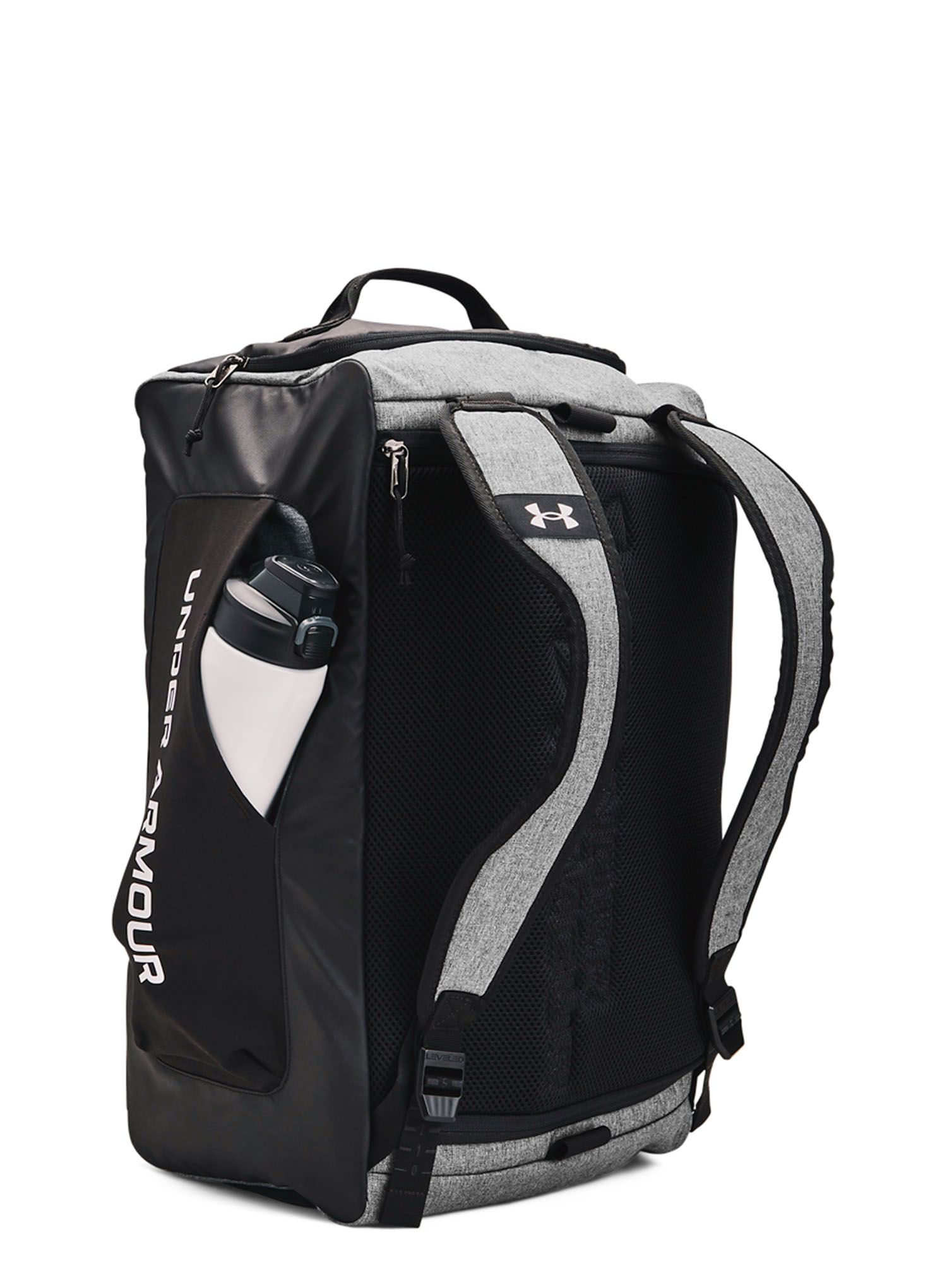 Taška Under Armour Contain Duo Medium BP Duffle - castlerock medium/black/white