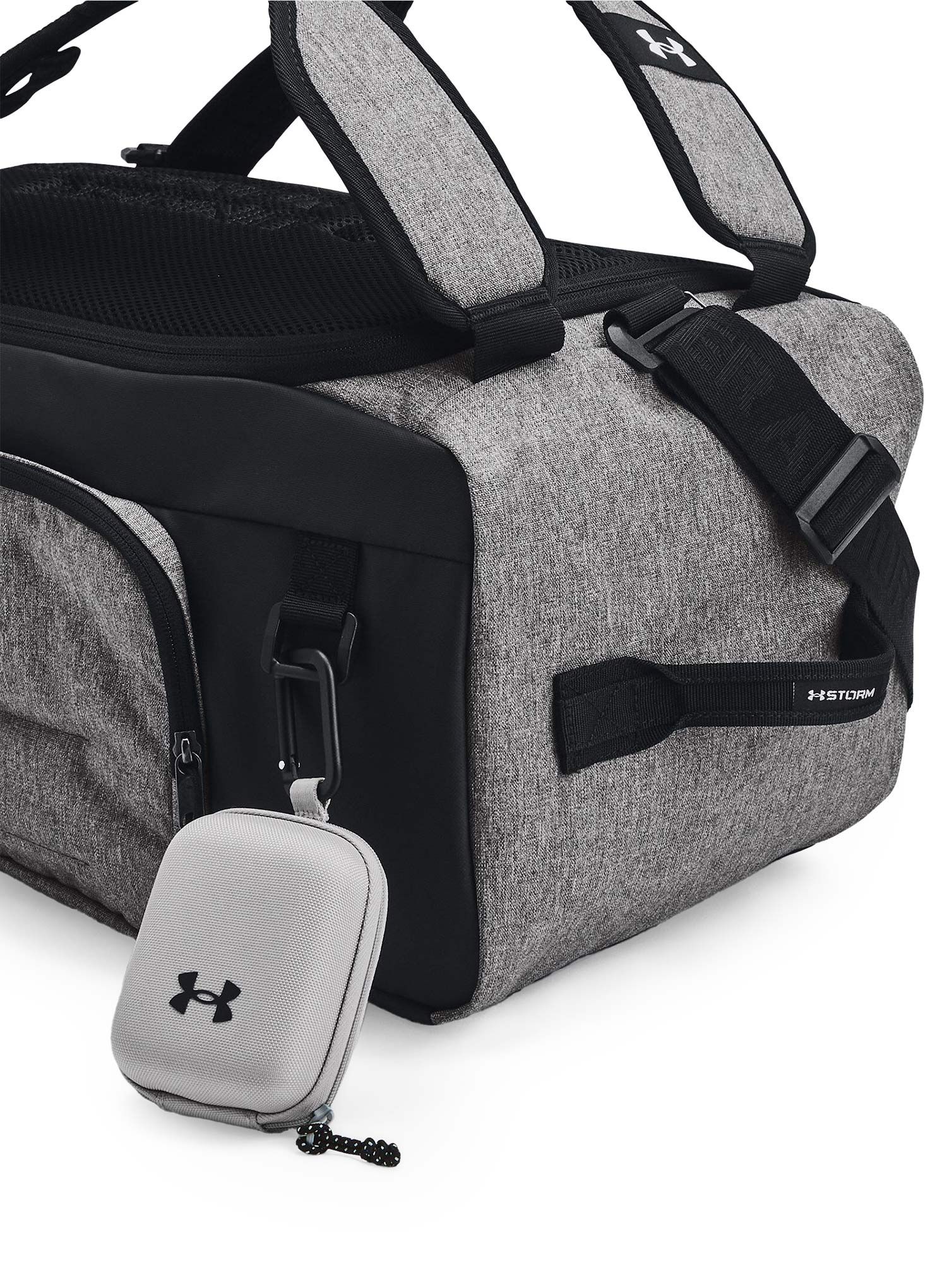 Taška Under Armour Contain Duo Small BP Duffle - castlerock medium/black/white
