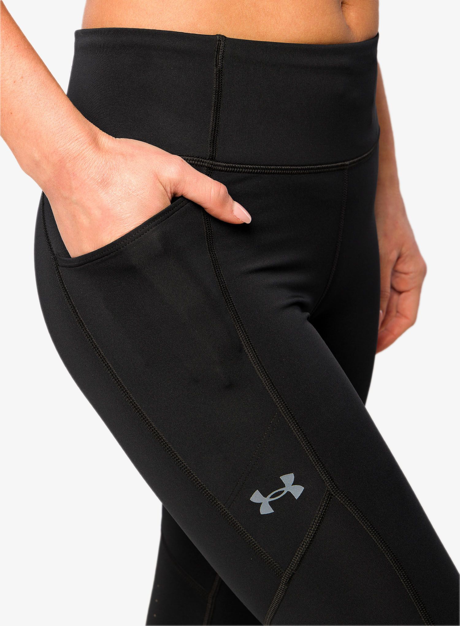 Dámské běžecké legíny Under Armour Fly Fast 3.0 Tights - black/reflective