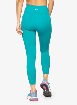 Dámské legíny Under Armour Meridian Ankle Leg Pintuk - coastal teal/metallic silver