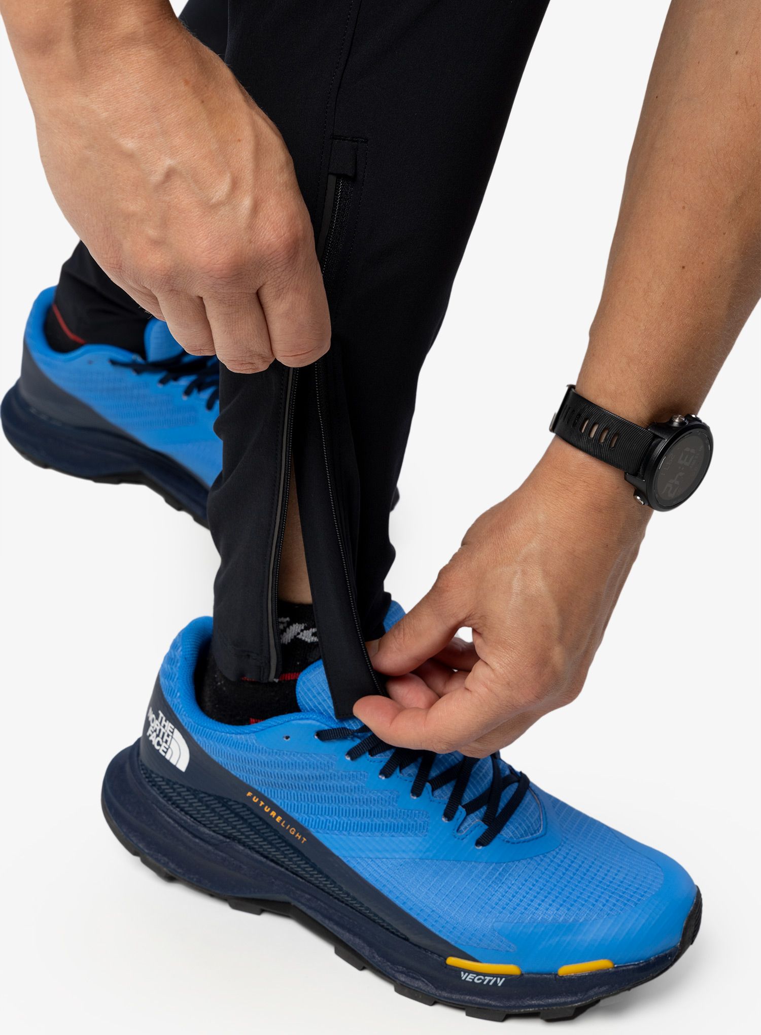 Kalhoty Under Armour OutRun The Storm Pants - black/black/reflective