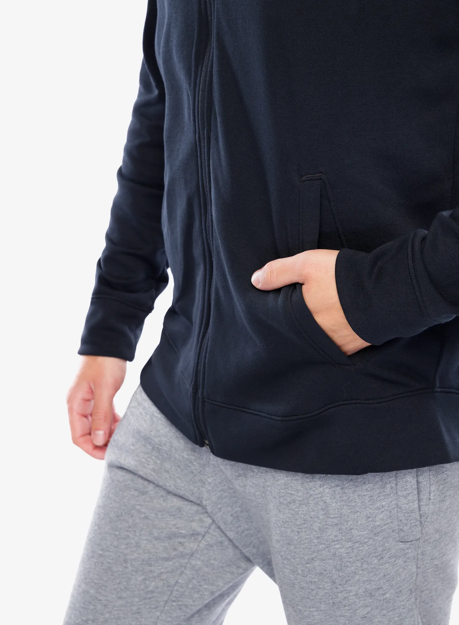 Mikina s kapucí Under Armour Rival Terry Full-Zip - black/onyx white
