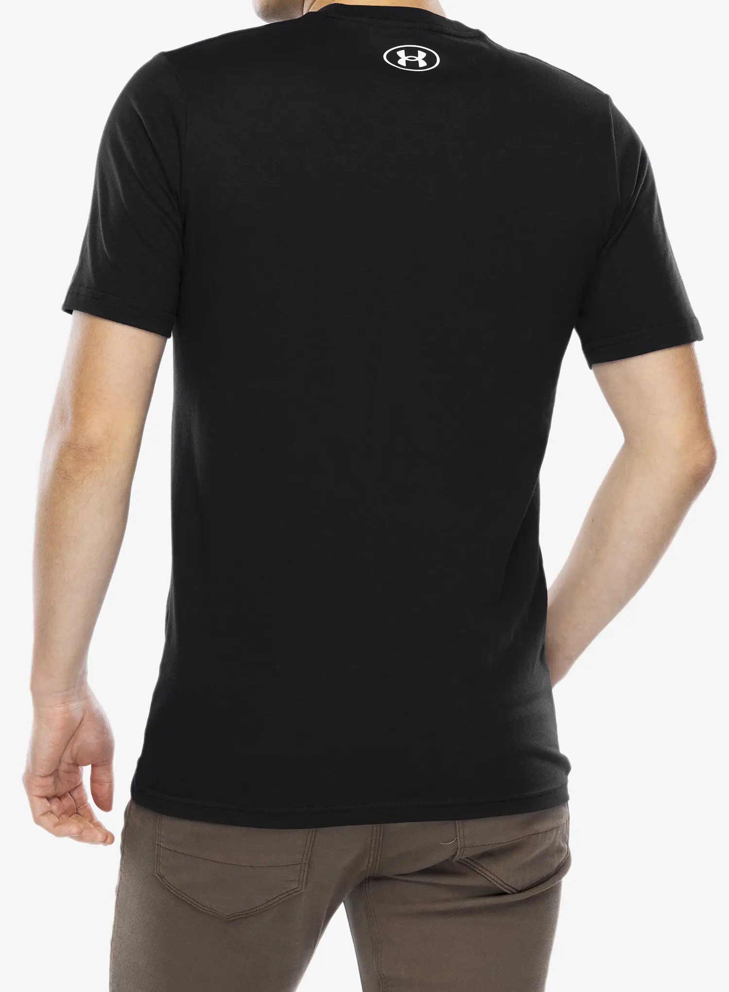 Bavlněné tričko Under Armour UA Logo Short Sleeve - black/white