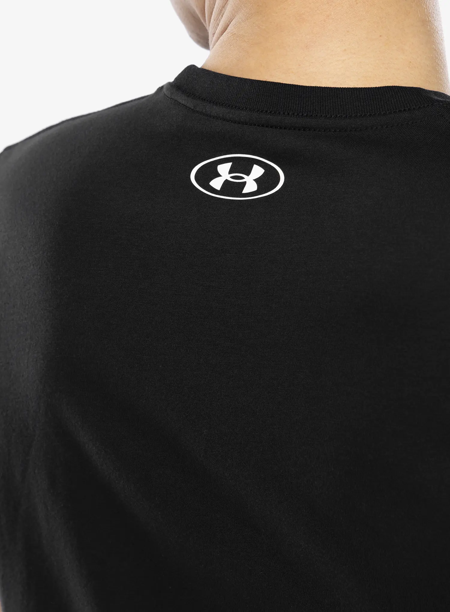Bavlněné tričko Under Armour UA Logo Short Sleeve - black/white