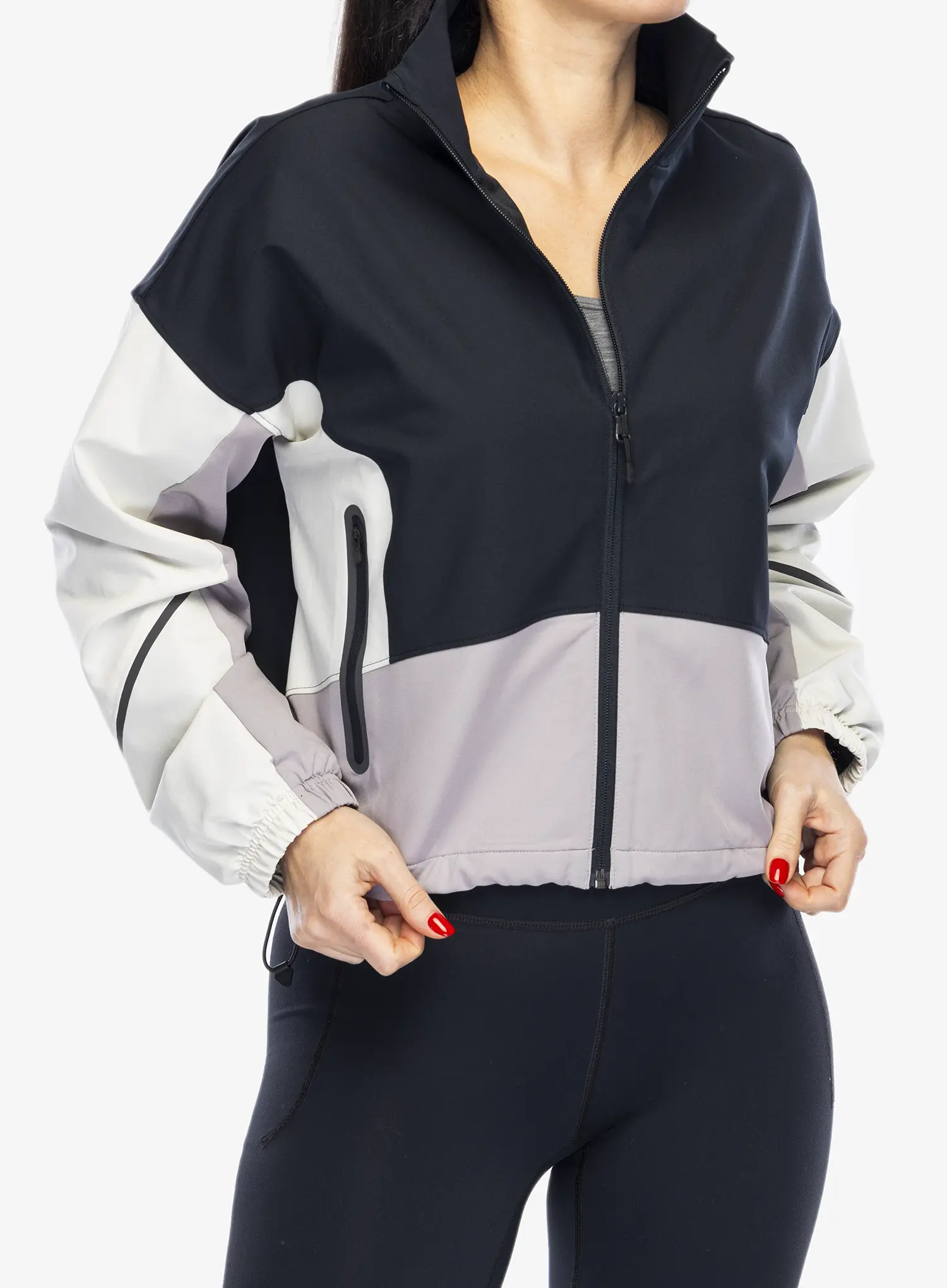 Dámská bunda Under Armour UA Unstoppable Jacket - black/summit white/tetra gray