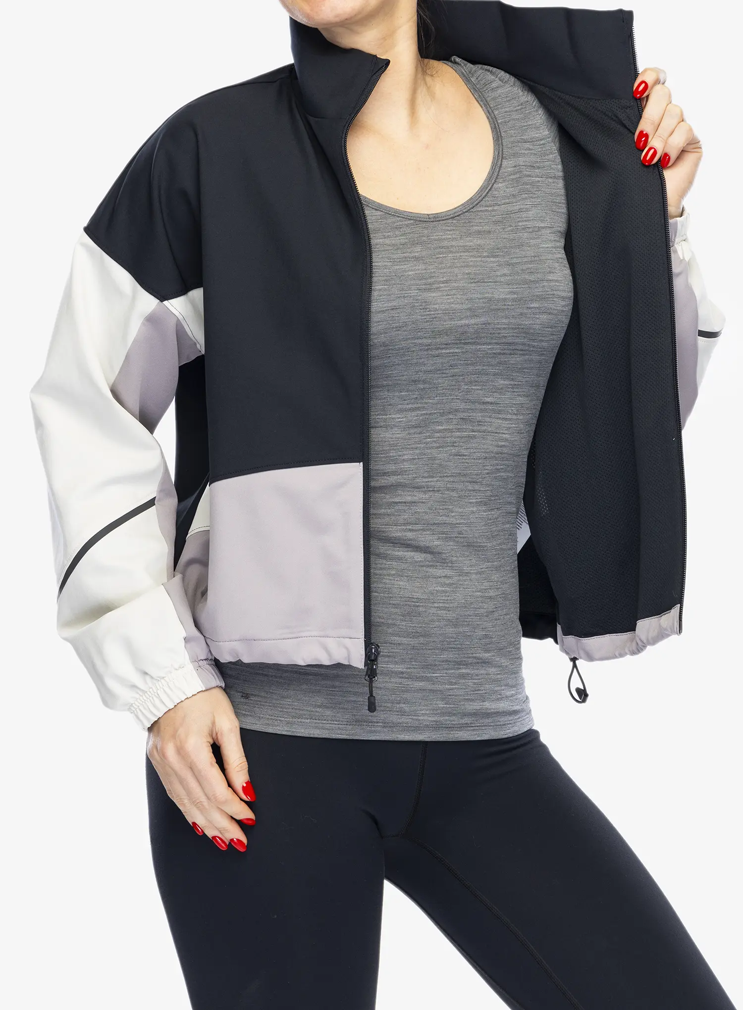 Dámská bunda Under Armour UA Unstoppable Jacket - black/summit white/tetra gray